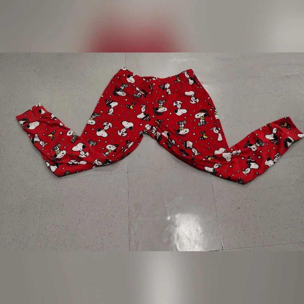 Peanuts Children Girl Snoopy & Woodstock Child Pajama Bottoms Girl Small (4-6) - Picture 6 of 8